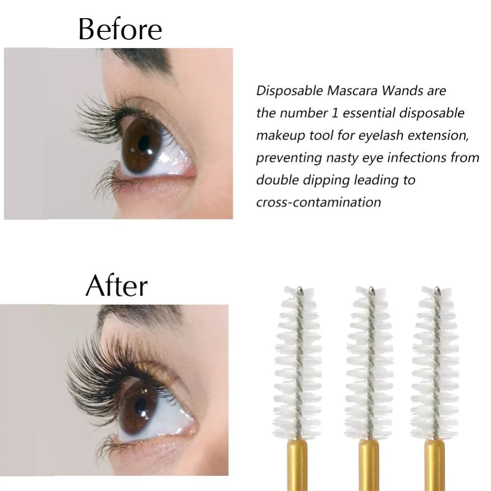 Disposable Mascara Wands Lashes Makeup Brushes Eyelash Extension