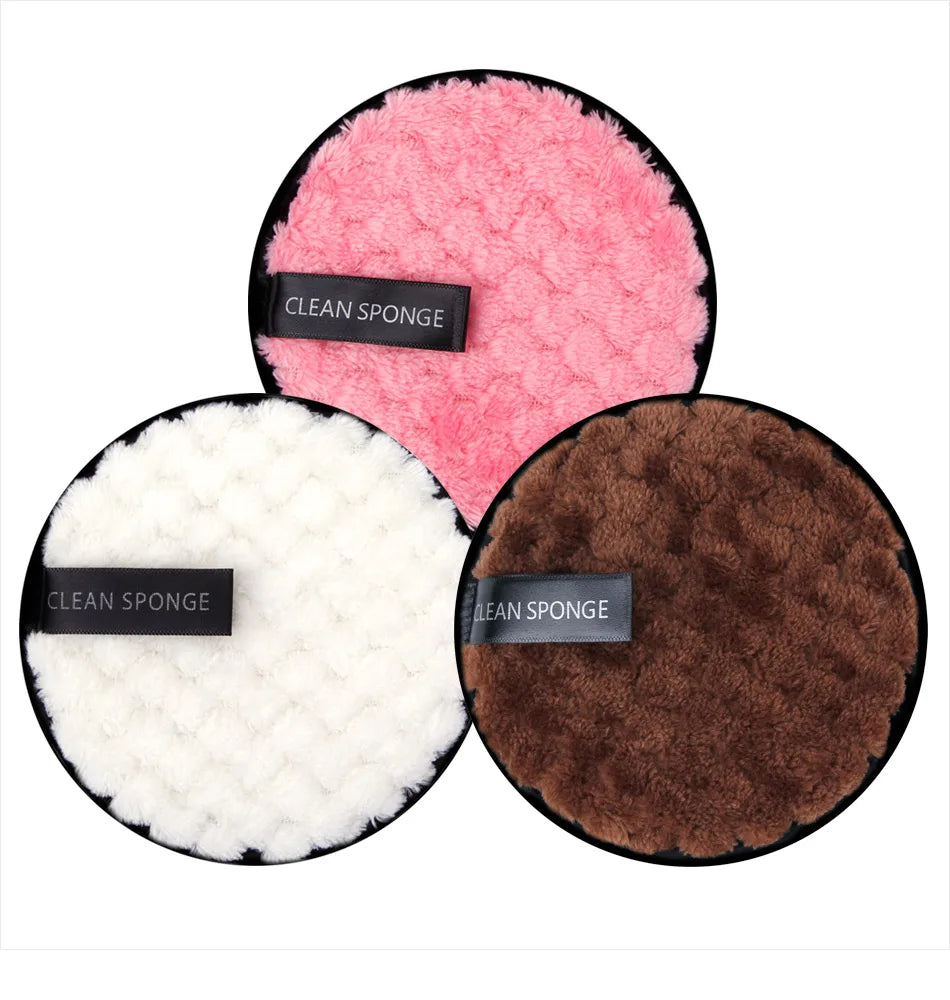 Makeup Remover Face Microfiber Cloth Pads Cleaning Face