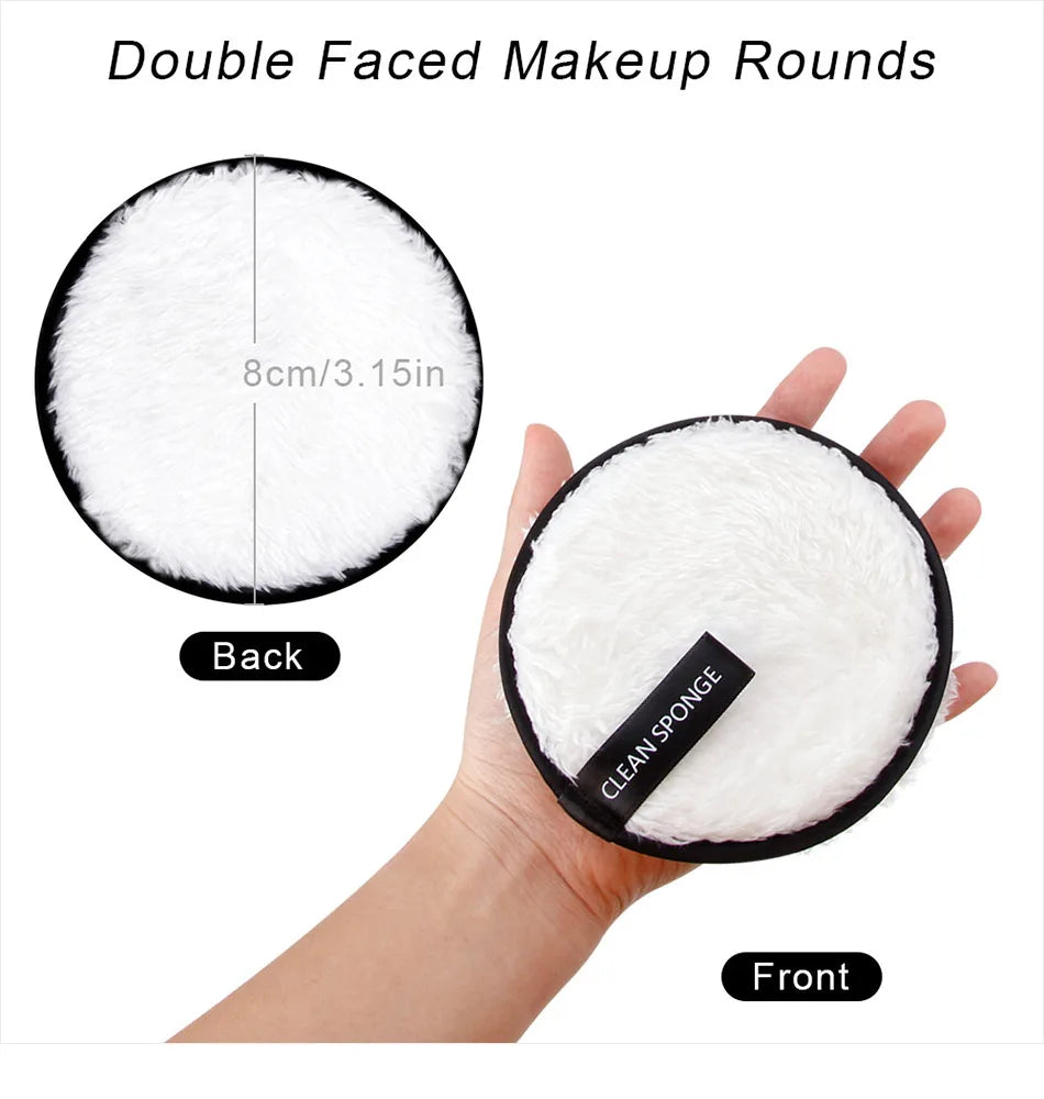 Makeup Remover Face Microfiber Cloth Pads Cleaning Face