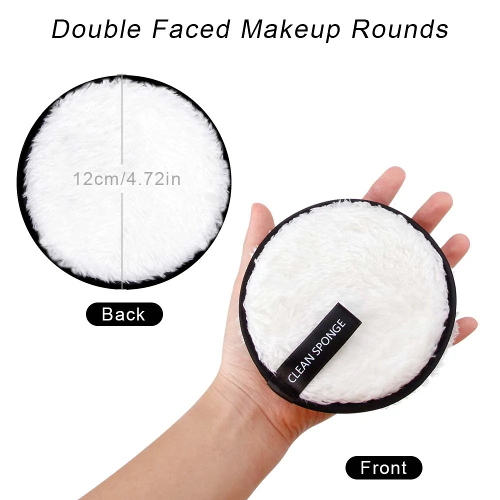 Makeup Remover Face Microfiber Cloth Pads Cleaning Face