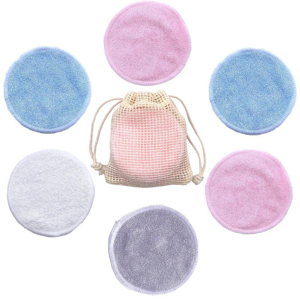 Reusable Bamboo Fiber Washable Rounds Pads