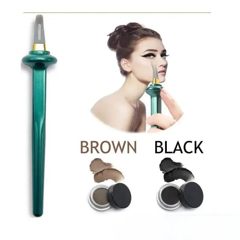 EYELINER TOOL Portable Eyeliner Guide Tools Brush