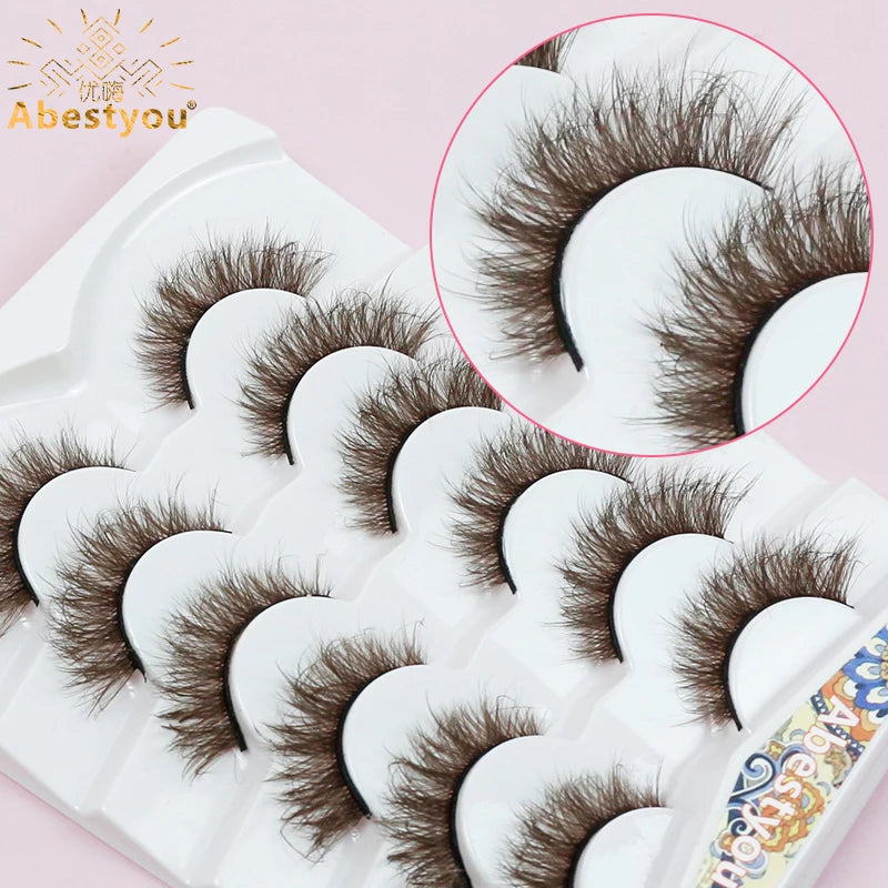 Magnetic False Fluffy Eyelashes & Eyeliner