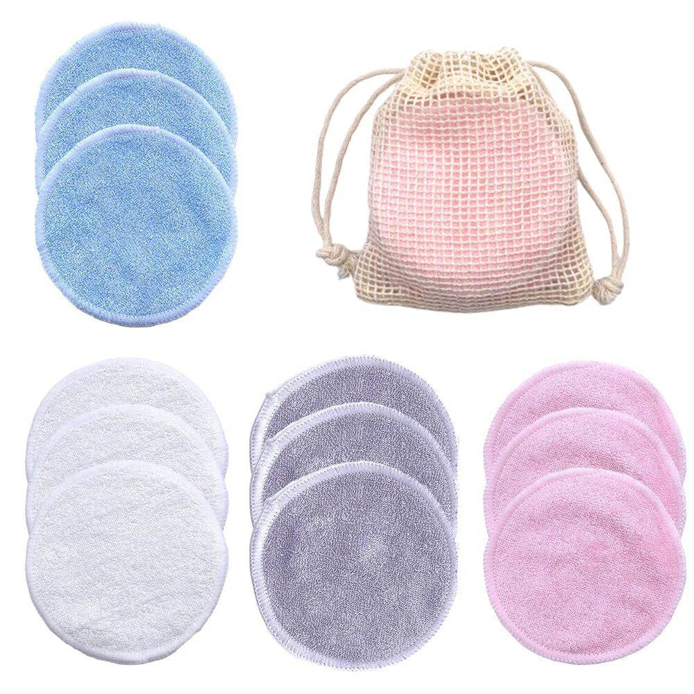 Reusable Bamboo Fiber Washable Rounds Pads